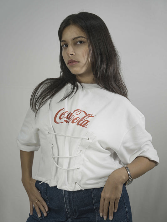 Coca-Cola Oversized Crop Tee