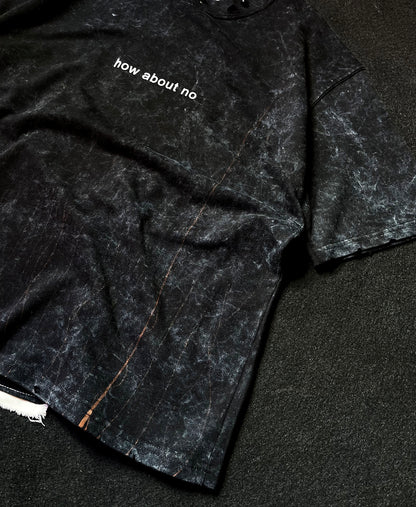 1 OF 1 CHARCOAL PATCH OVERSIZE TEE (UNISEX)