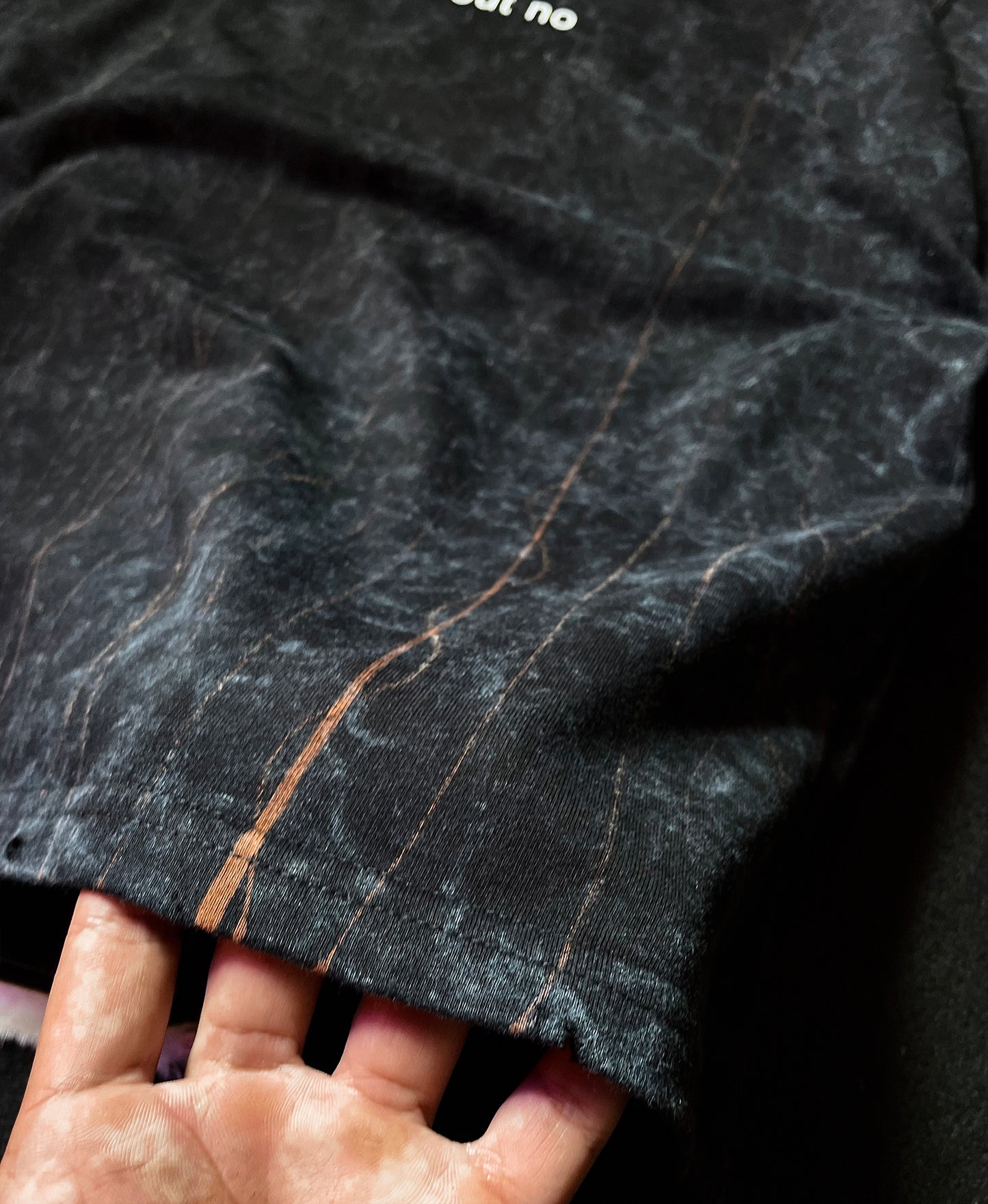 1 OF 1 CHARCOAL PATCH OVERSIZE TEE (UNISEX)