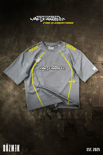 NFS INDIA OVERSIZED BOXY FIT T-SHIRT [GREY]