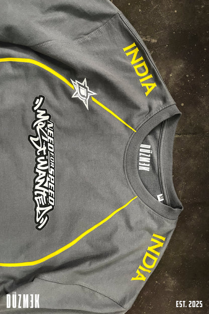 NFS INDIA OVERSIZED BOXY FIT T-SHIRT [GREY]