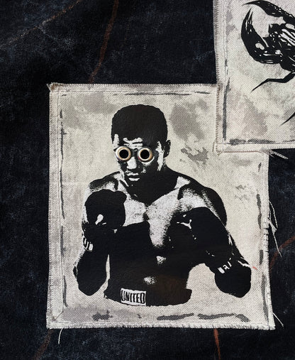 1 OF 1 CHARCOAL PATCH OVERSIZE TEE (UNISEX)